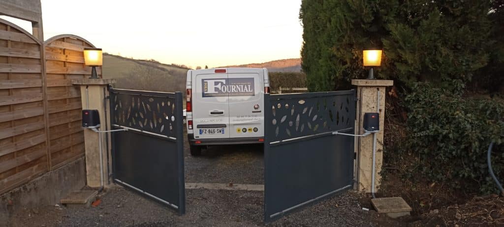 Installation de portail électrique